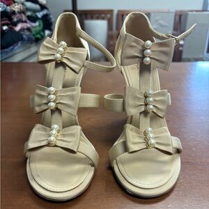 Chanel Beige Heels